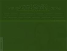 Tablet Screenshot of laurencewongdds.com